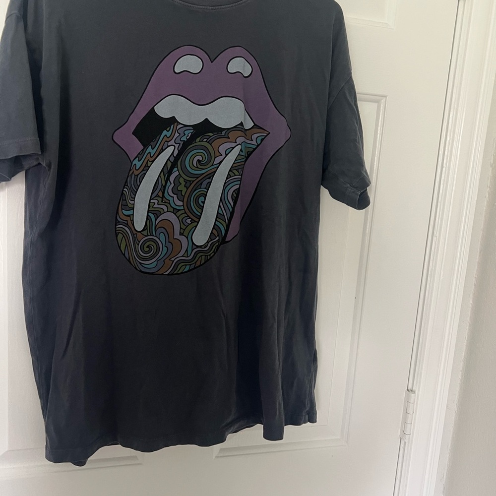 American Eagle Outfitters Black AE Band Tee